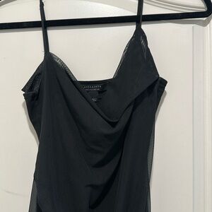 All saints black dress